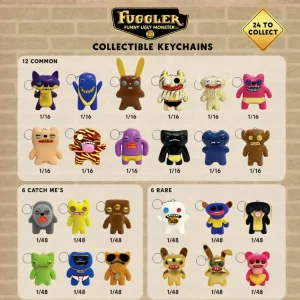 FUGGLER Blind Bag Collectible Keychain Gold Edition Blindbox